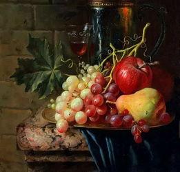 油画吃甘瓜,品味甘瓜的视觉盛宴