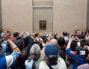 蒙娜丽莎吃瓜群众,揭秘名画背后的趣味瞬间